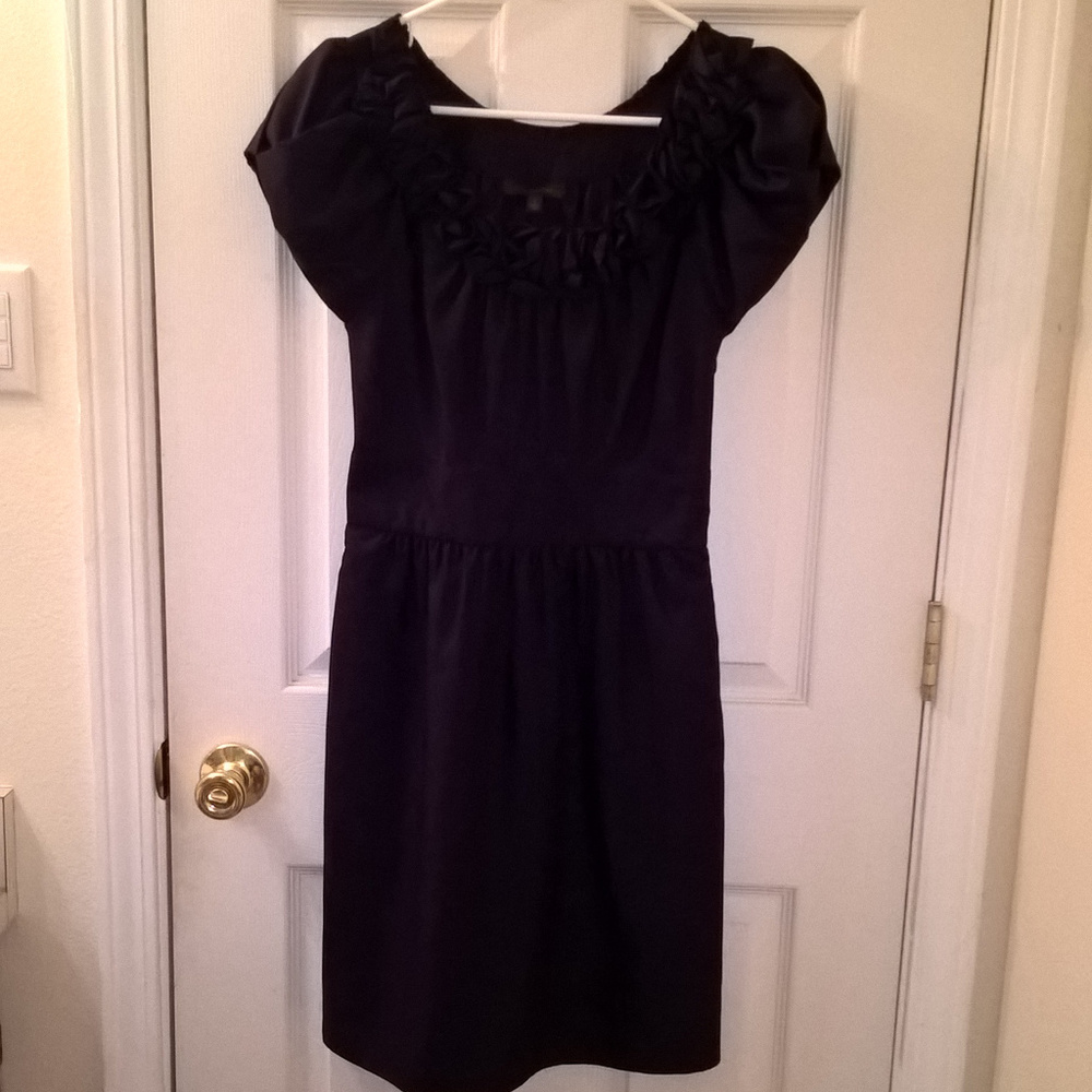 The Limited Eggplant/Purple Rosette Dress Size 2